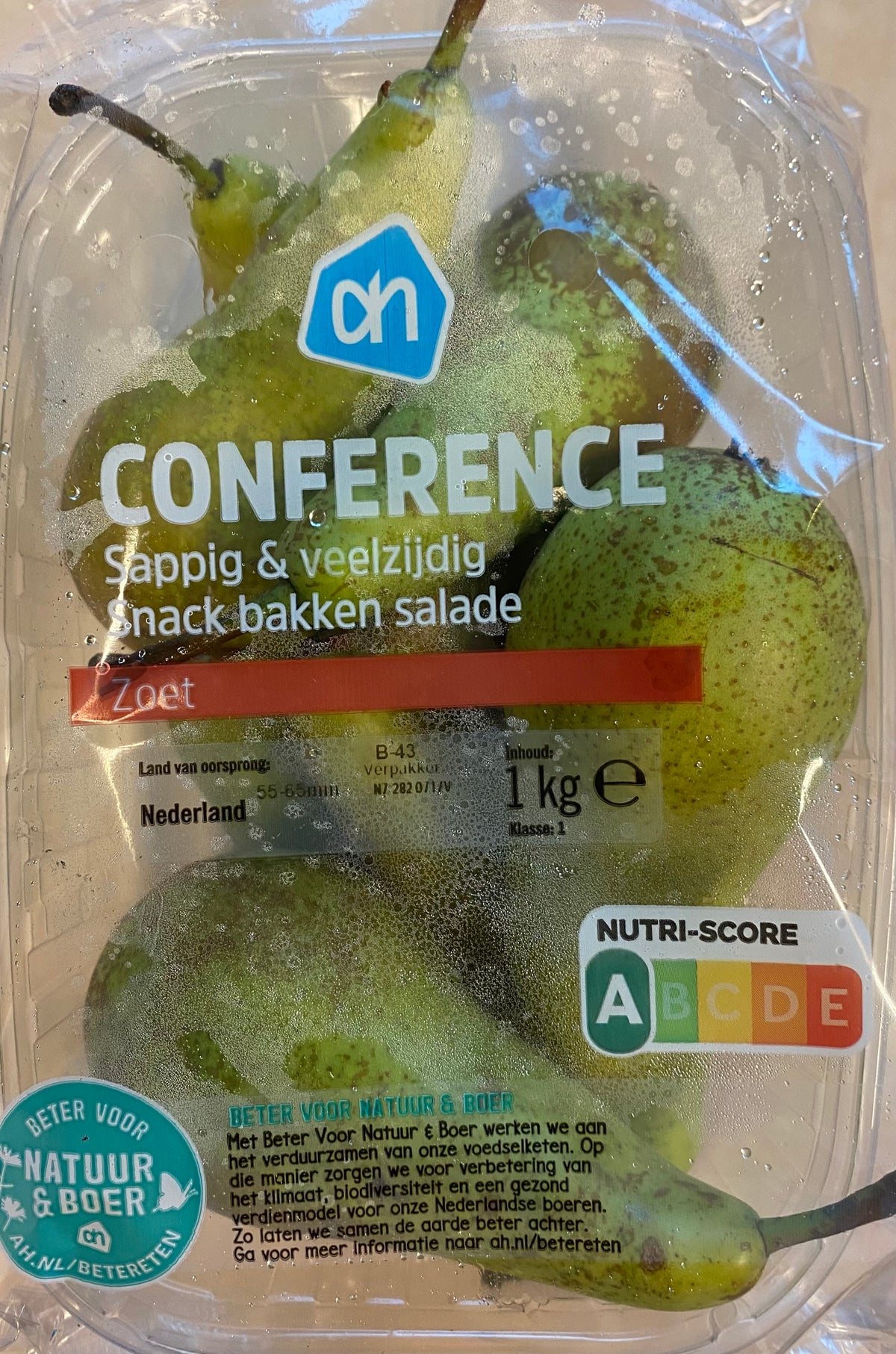 Peren, Conference, Medium, ca. 1kg per verpakking