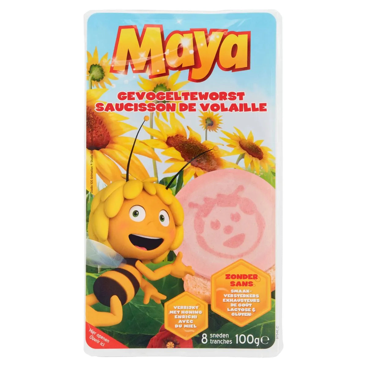 Gevogelteworst 8 plakjes ca. 100 g