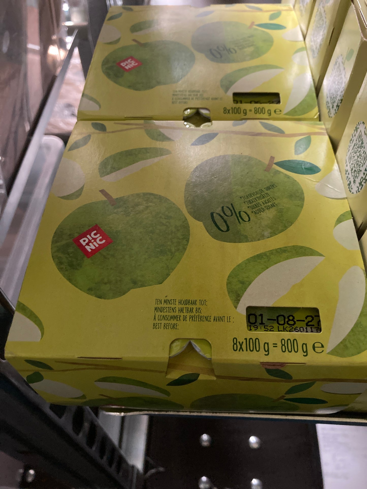 K45P03 appelmoes (1 doos van 8 bakjes)