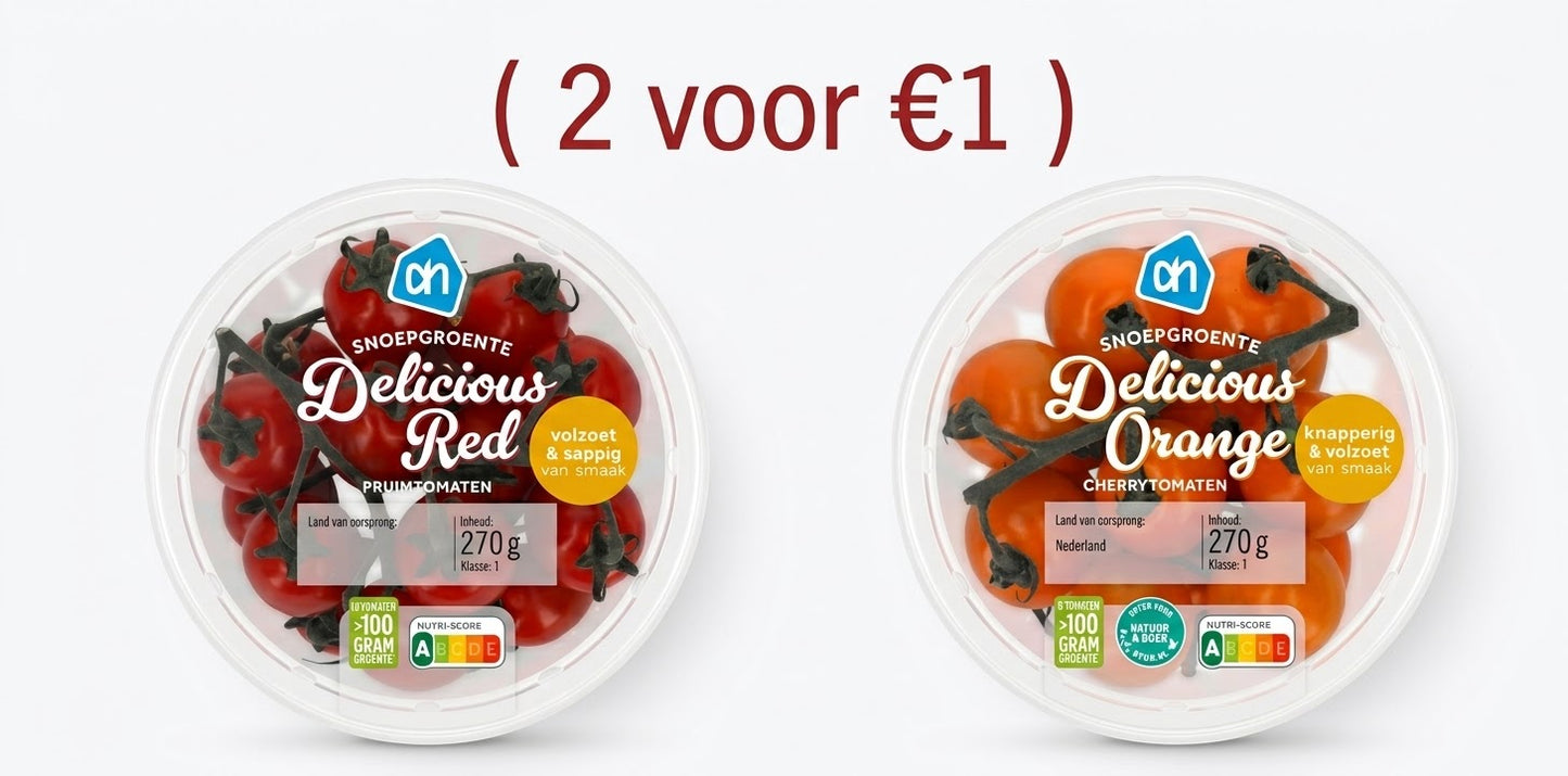 Snoepgroente delicious 270g per pakje. Totaal ( 540g )