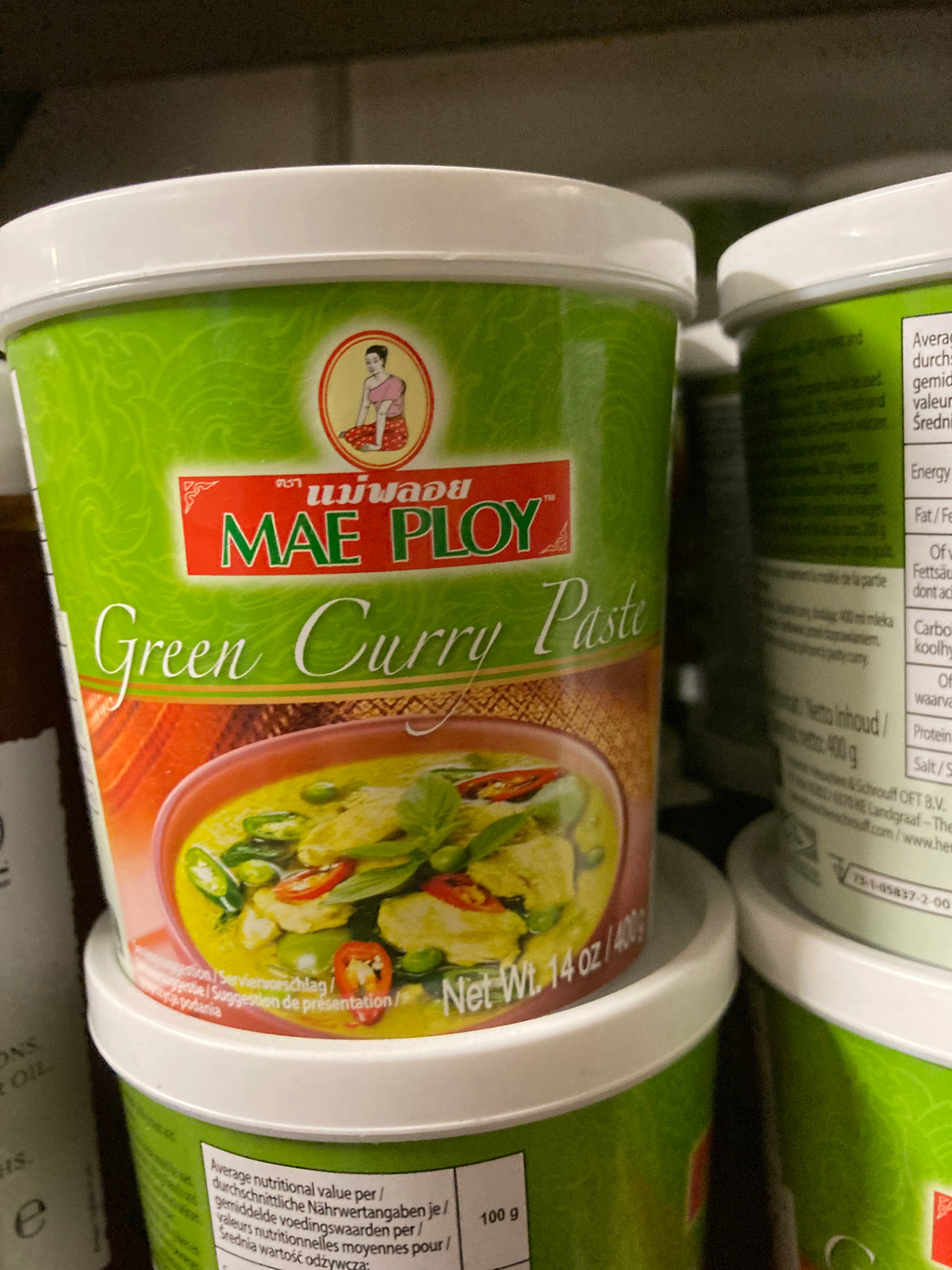 K28P04 groene curry pasta