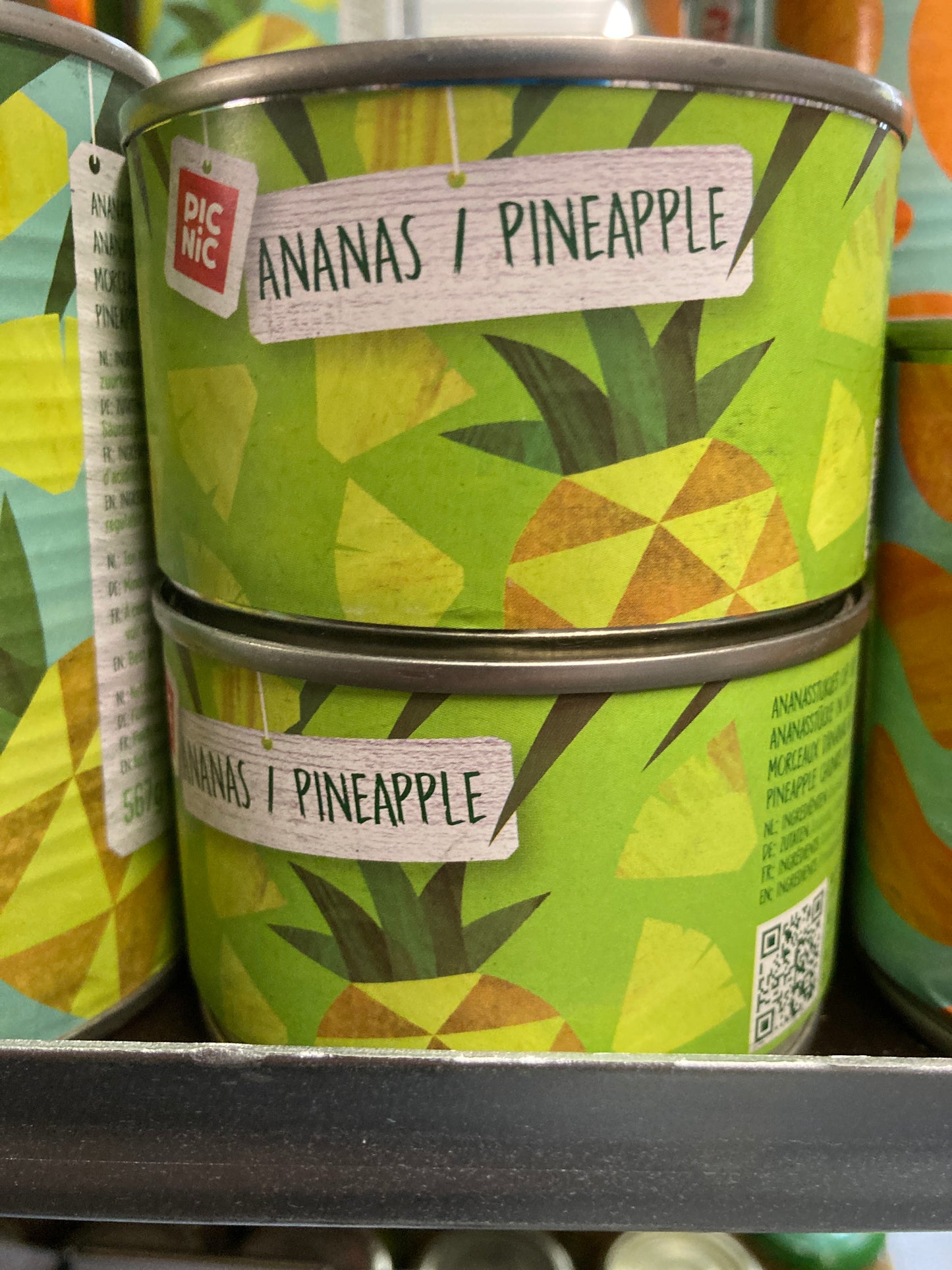K39P03 ananas huismerk 227g (per 2)
