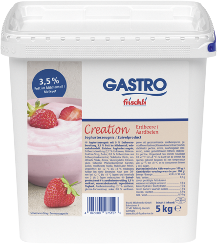 Yoghurt, aardbeien, 5kg