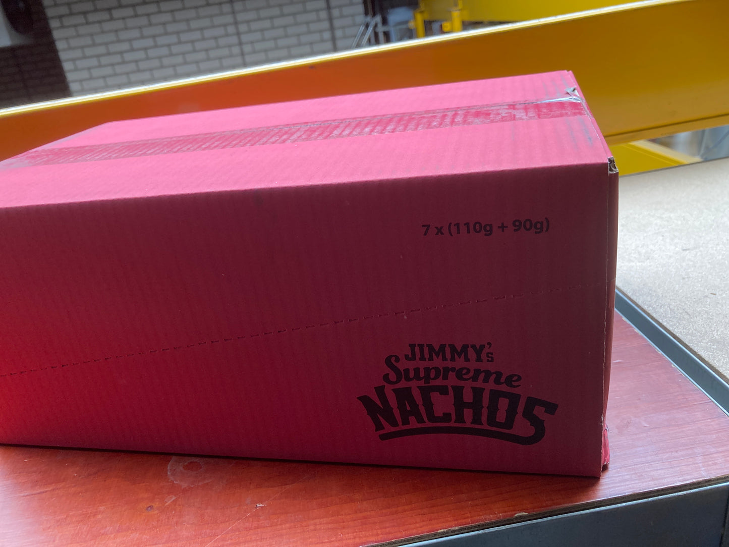 K52P05 Jimmy’s nachos salsa doos met 7 porties (per volledige grote doos, dus niet openmaken)