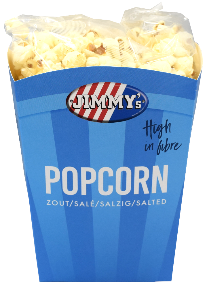 K52P02 Jimmy's Popcorn Zout 90g