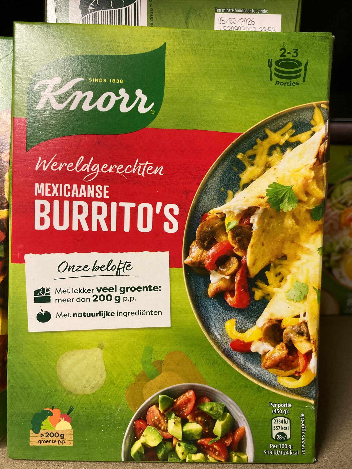 K35P02 burrito mix