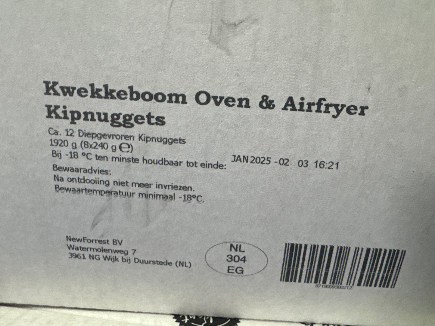 airfryer kipnuggets per zak dv tht01-25
