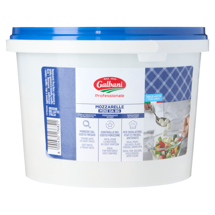 Mozzarella, ca. 960g per verpakking