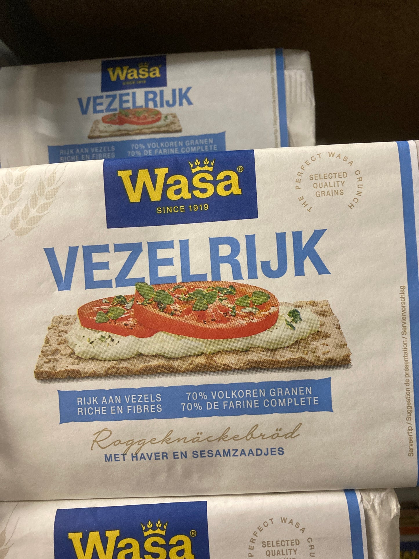 K21P02 vezelrijk knäckebröd