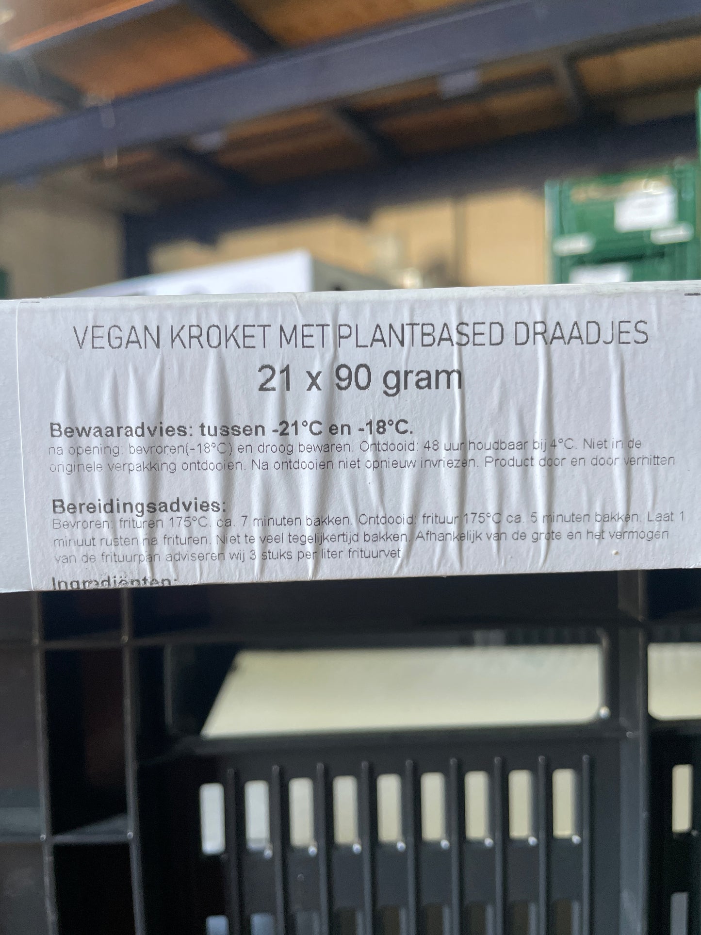 Vegan kroketten met plantaardige draadjes 21 x 90gr