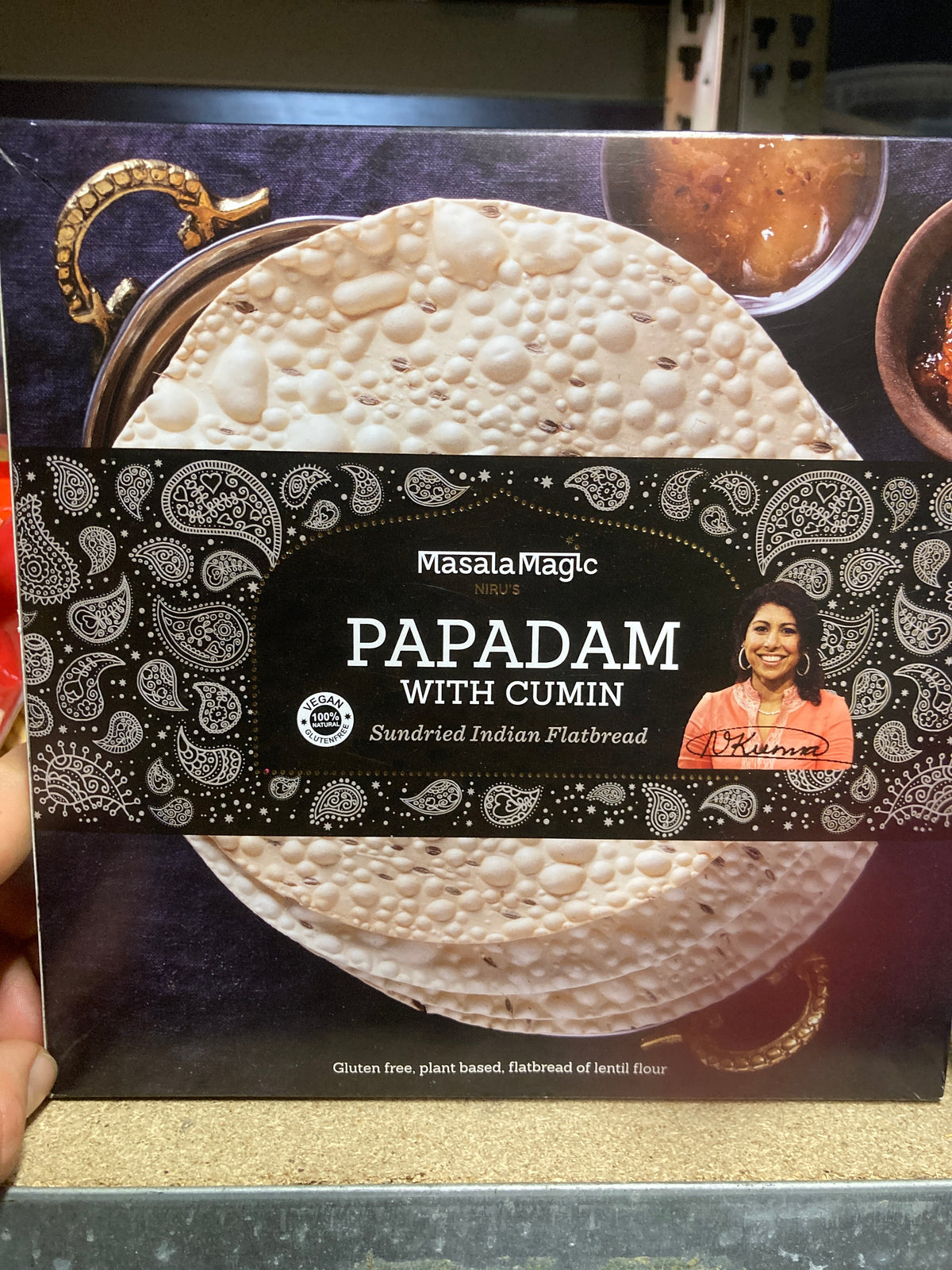 K34P03 papadam met komijn