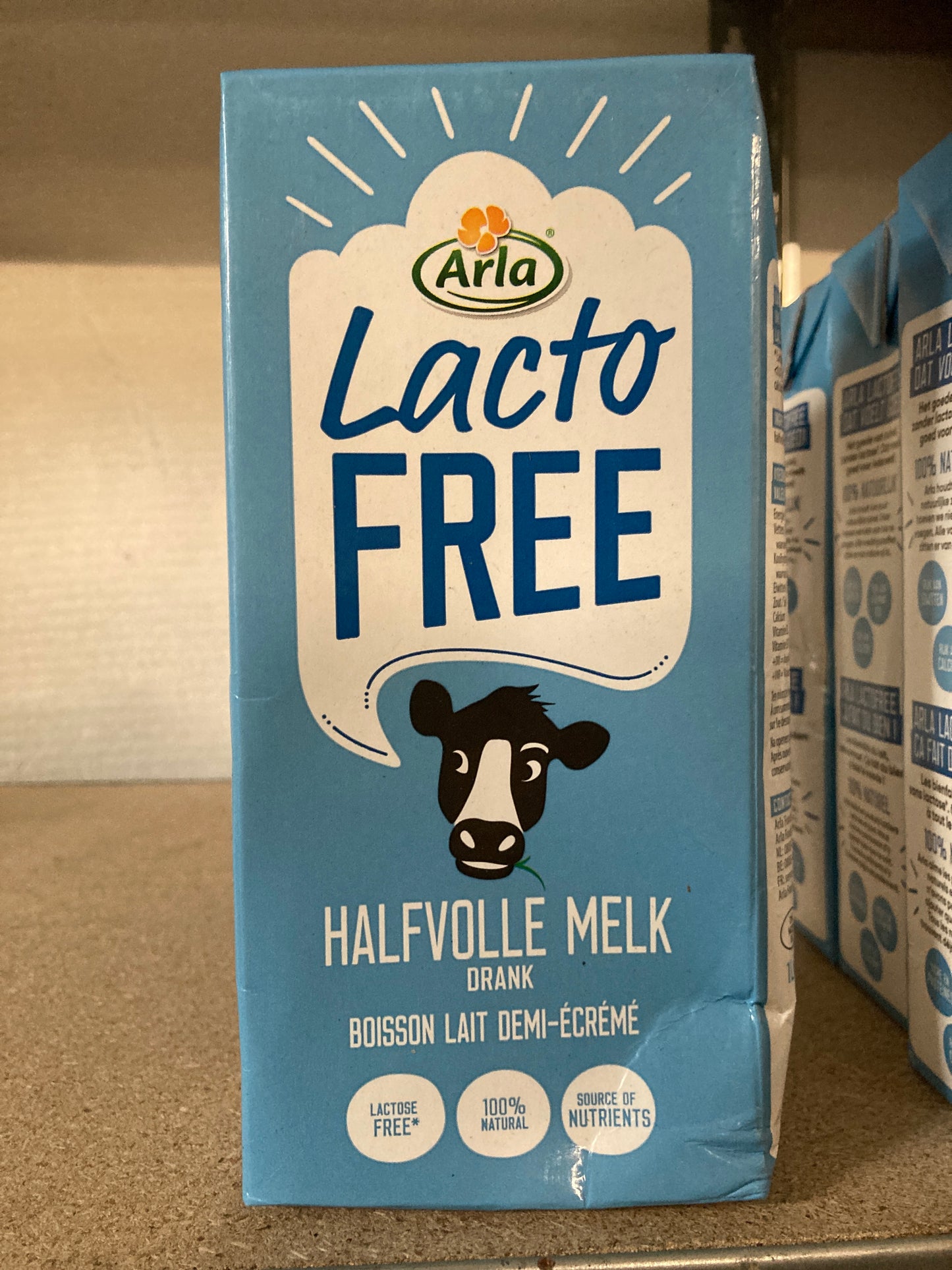 K13P02 lactosevrije melk halfvol 1L