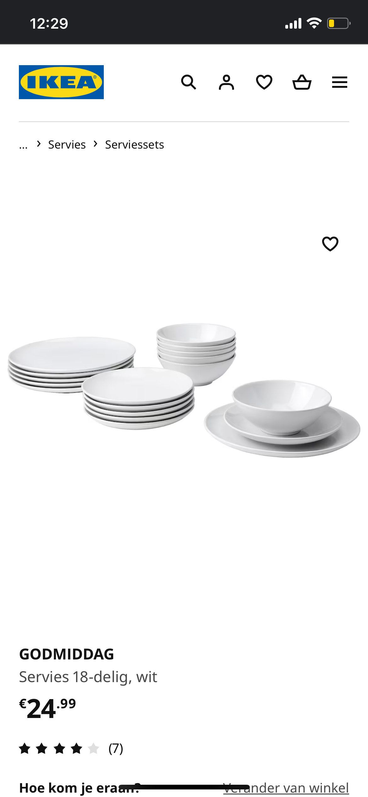 IKEA Borden set