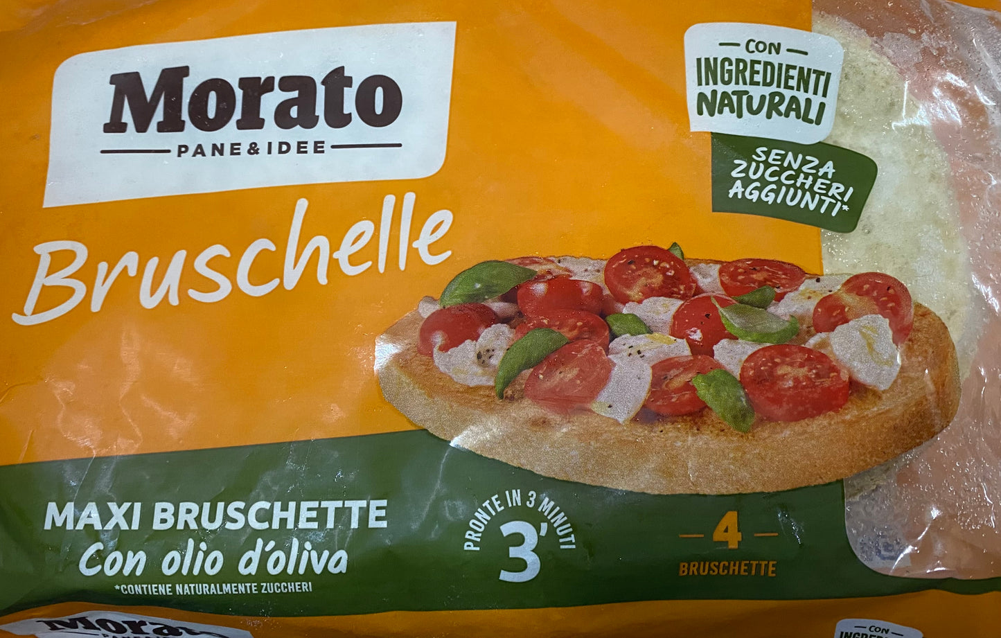 Brood, Bruchettebodems, diepvries, 4st. per verpakking