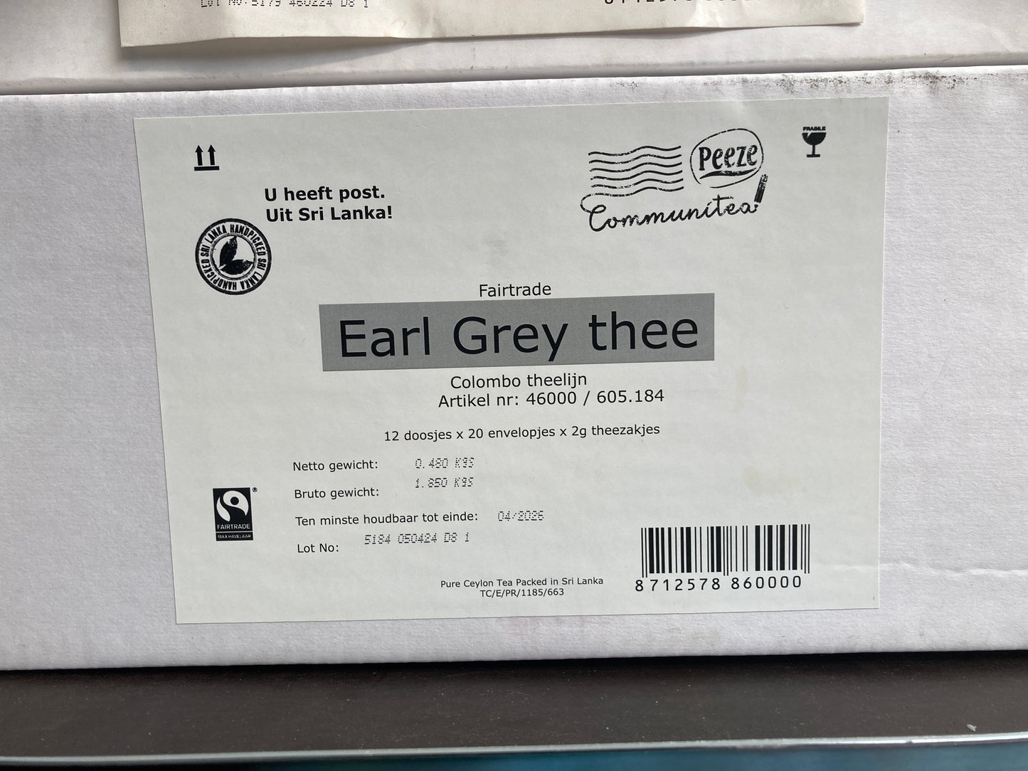 K46P02 earl grey thee