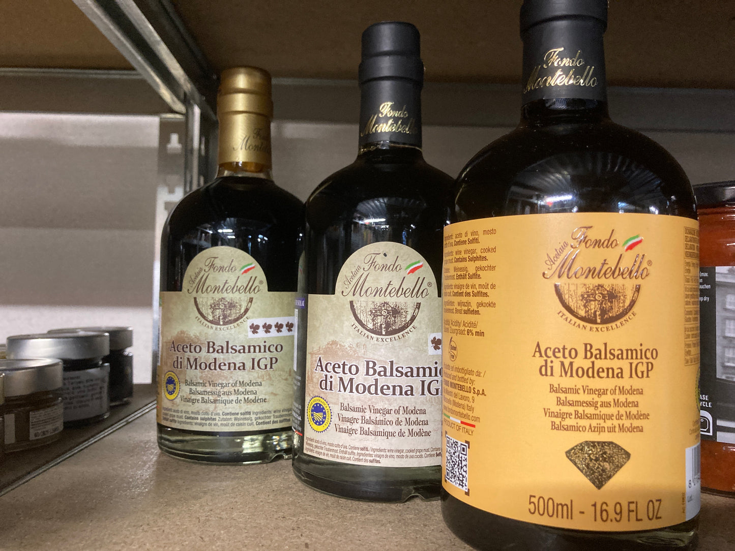 K31P03 balsamico azijn verschillende soorten