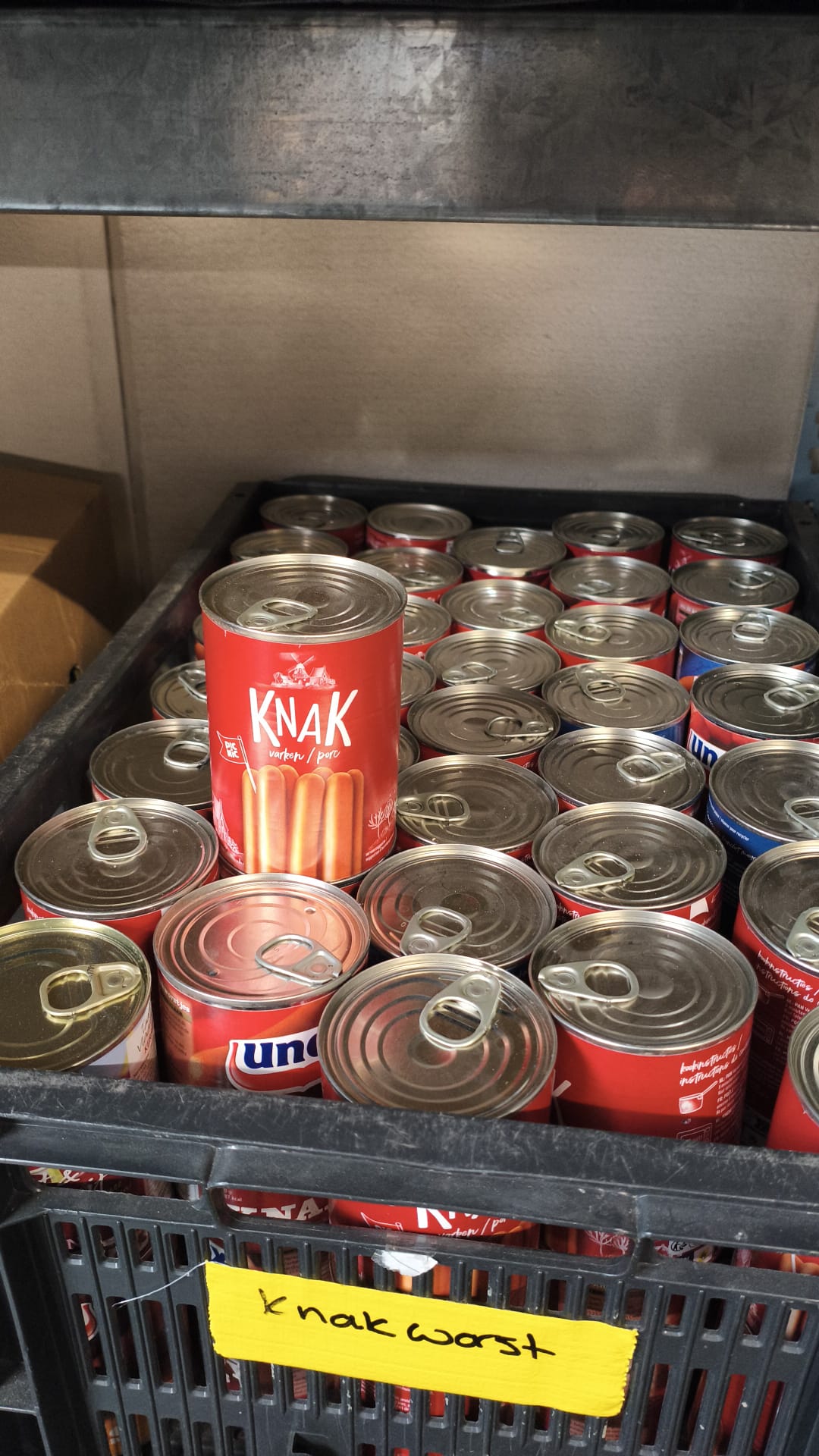 K39P02 knakworst in blik div soorten
