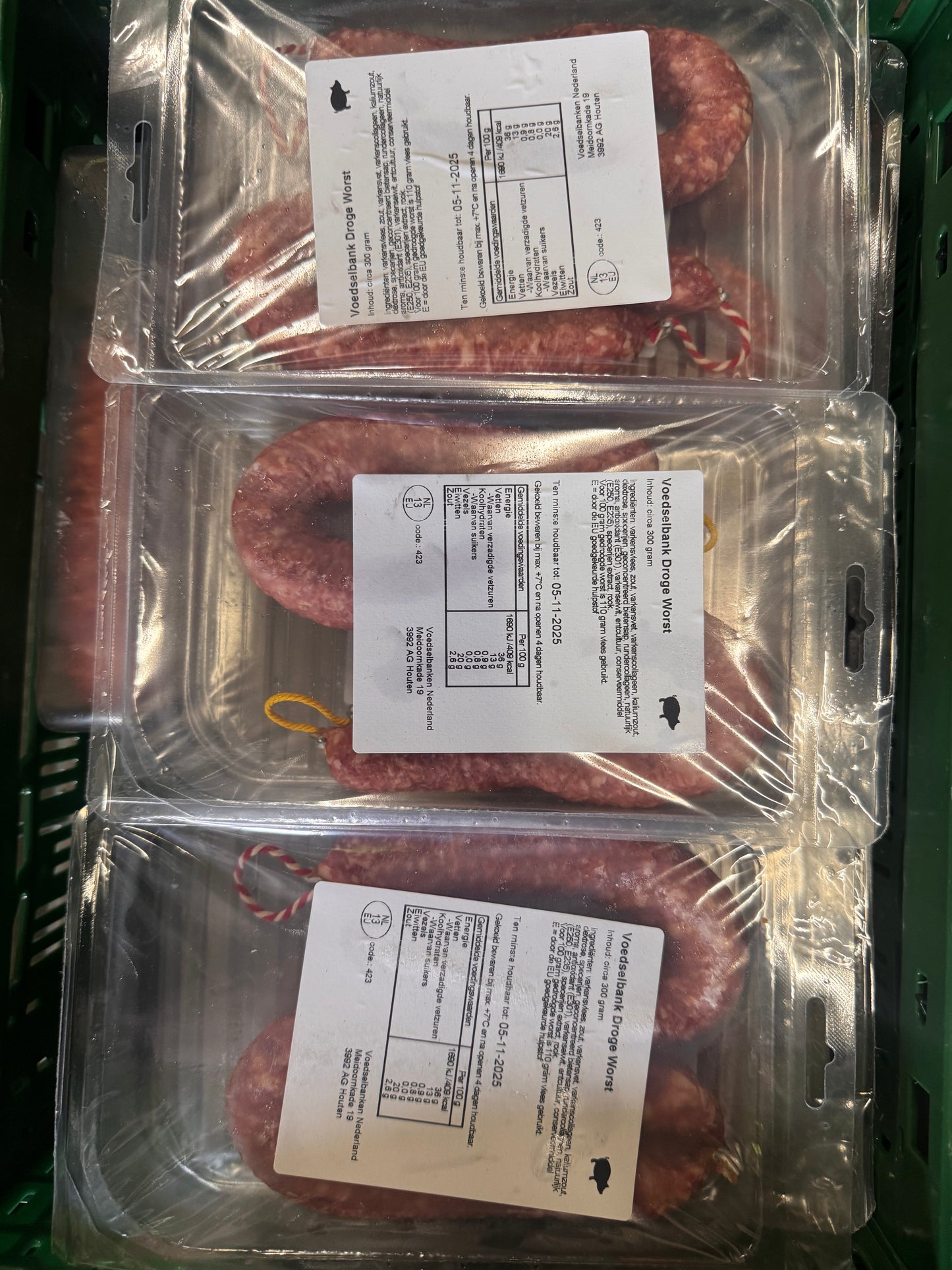 droge worst / dry sausage frozen kruidnagel