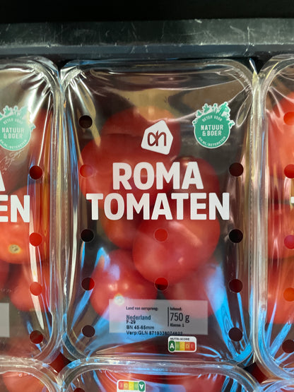 Tomaten, Pruim (Roma), ca. 750g per verpakking