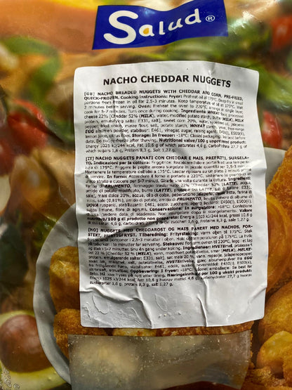 Nacho cheddar
nuggets 6 x 1000g
