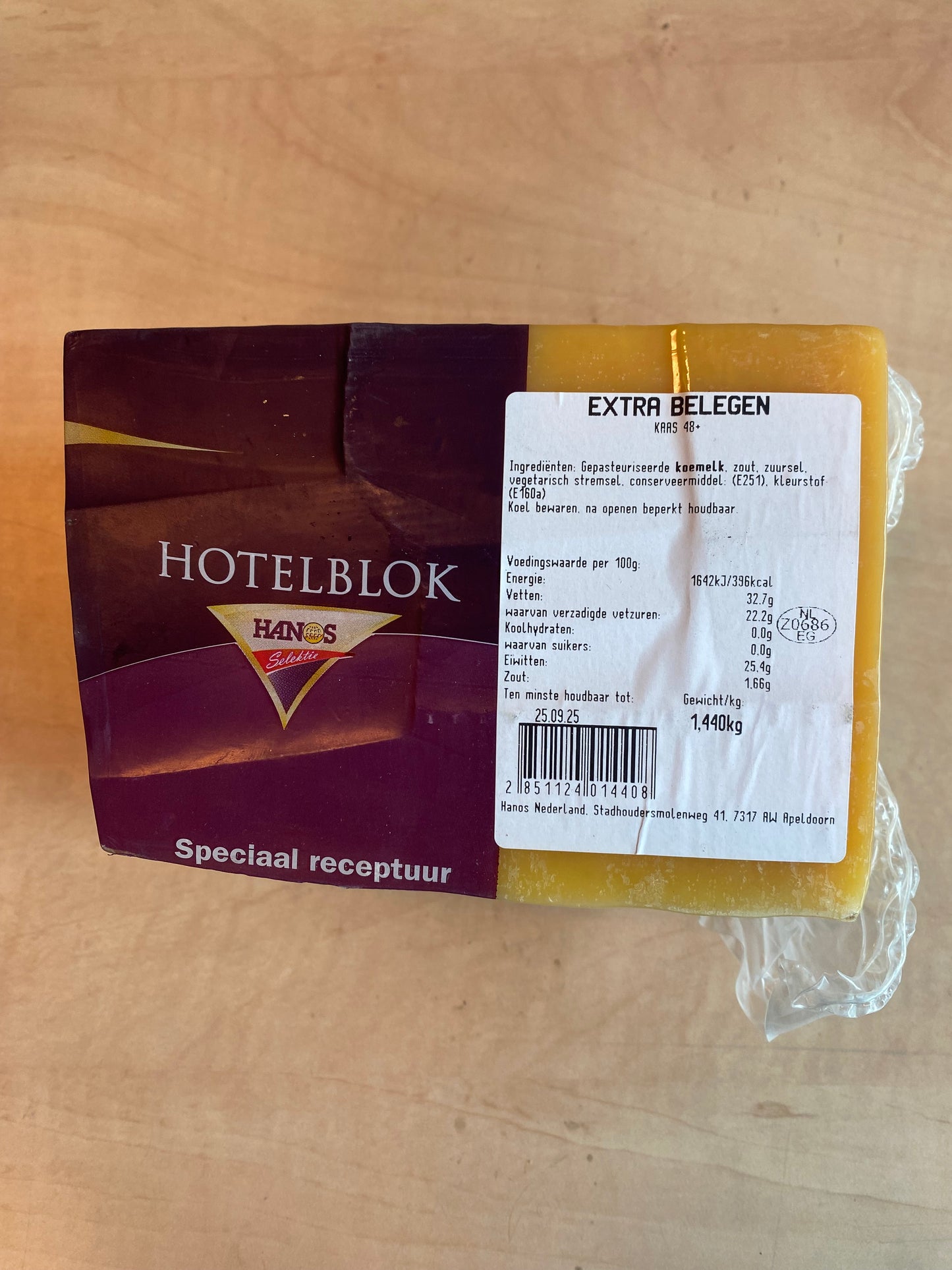 Kaas, 48+, Extra Belegen, ca. 1,7kg per verpakking