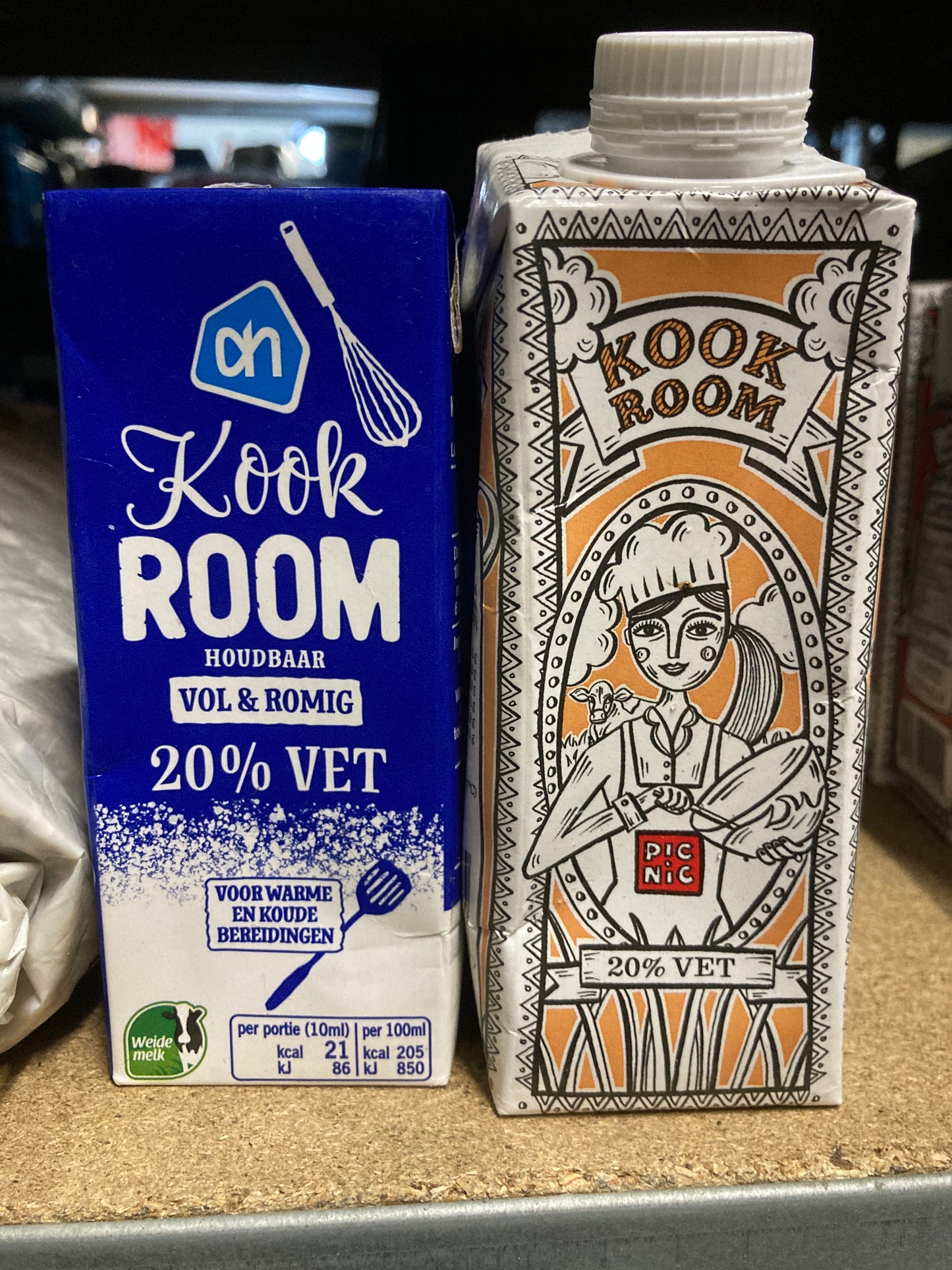 K34P05 kookroom huismerk (per 2)