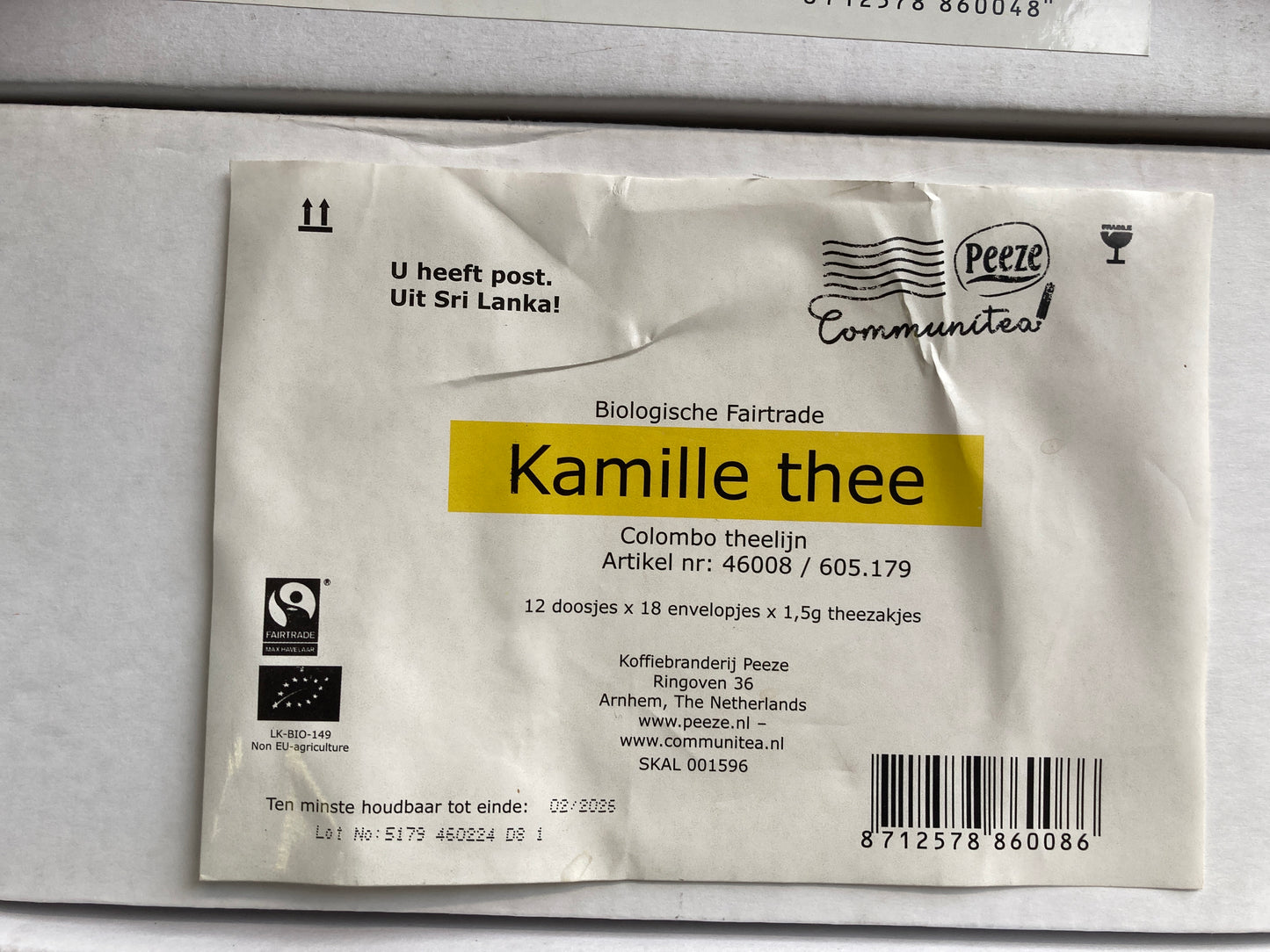 K46P02 kamille thee