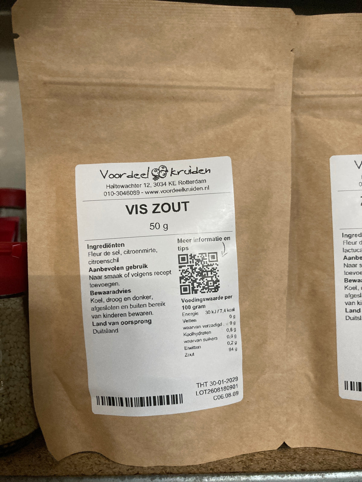 K32P02 vis zout (per 50g)