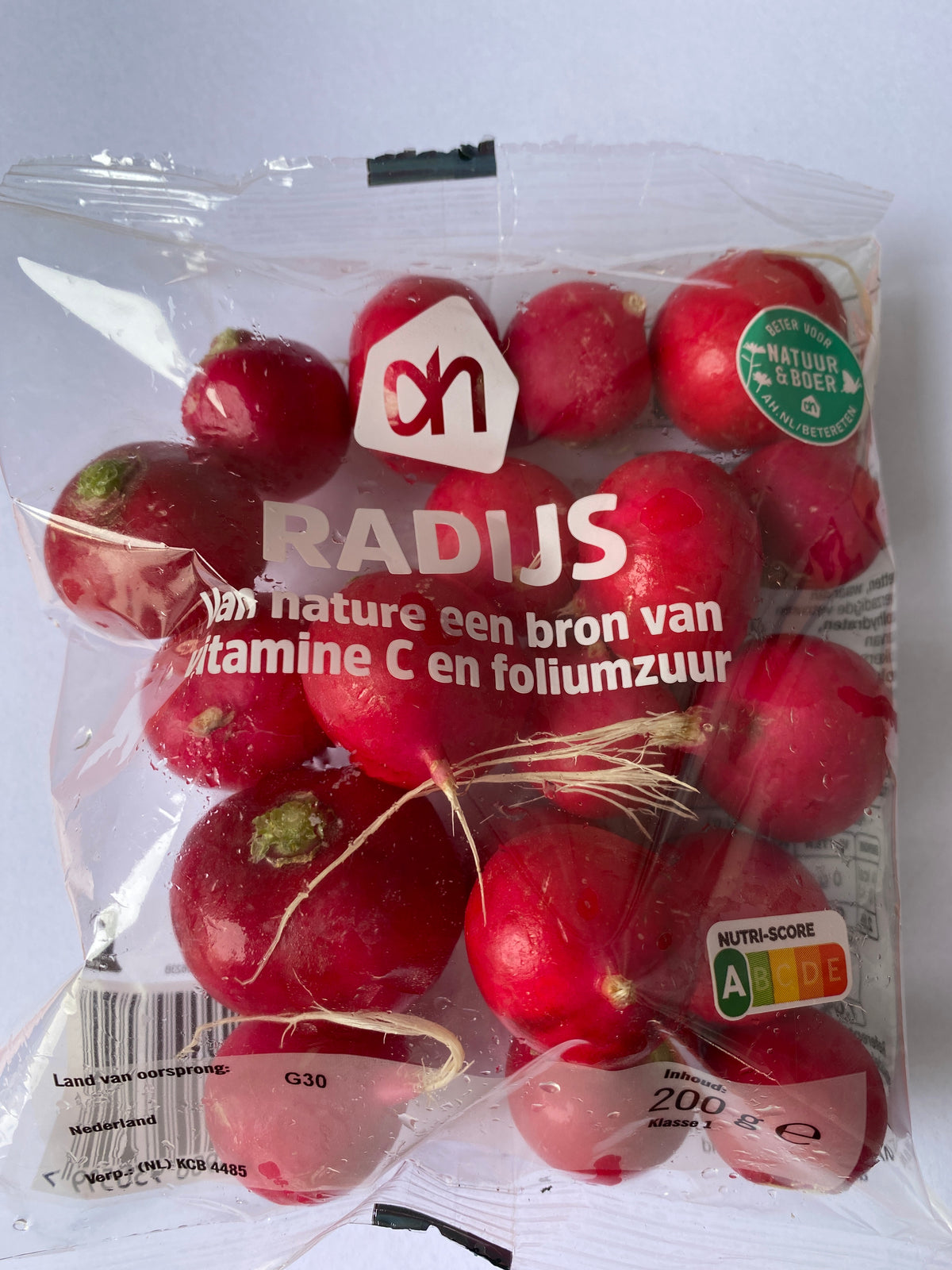Radijs, per 3 verpakkingen met ca. 200g (totaal ca. 600g)