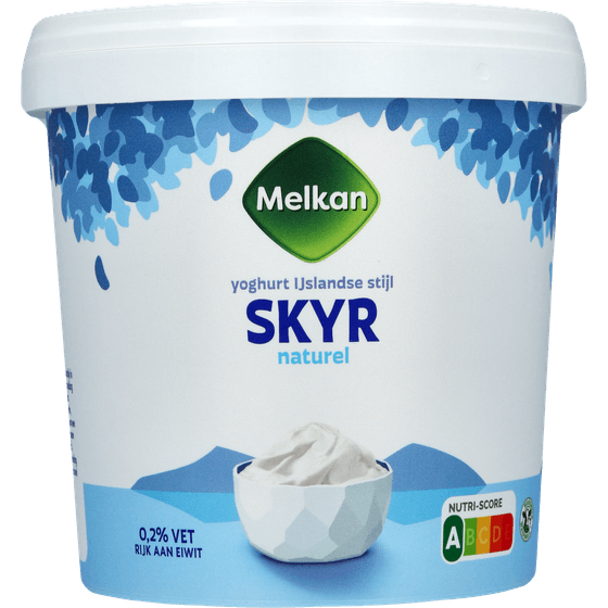 Yoghurt, Skyr, Natural, ca. 1kg per verpakking
