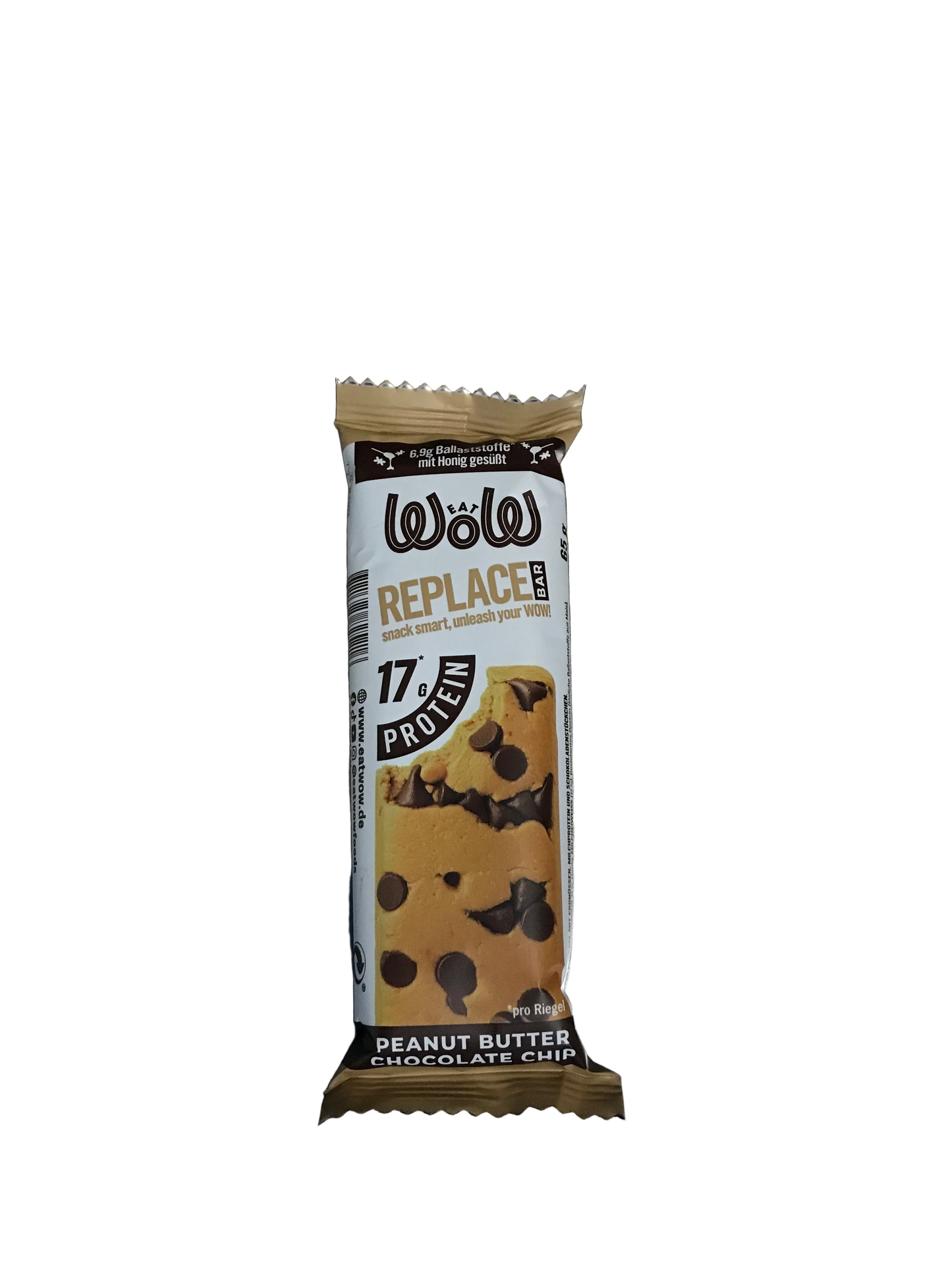 12 peanut butter chocolate bar, 17g protein ,65g totaal = 780 g per doos