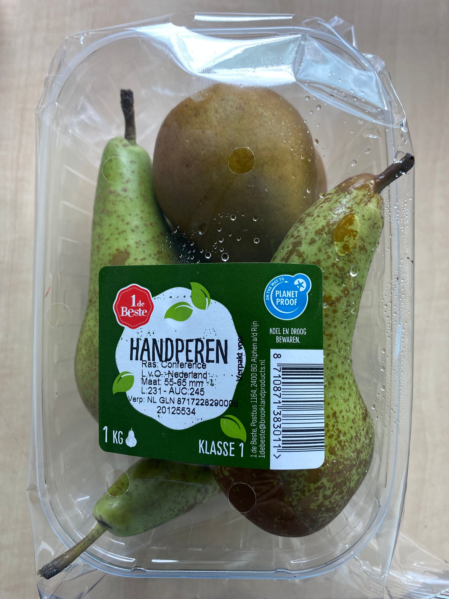 Peren, Conference, ca. 1kg per verpakking