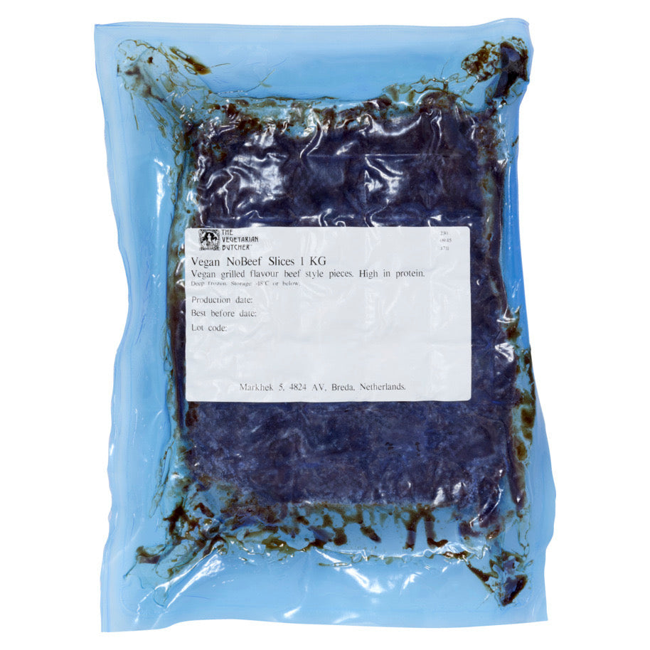 Nobeef runderstuckjes vegan, 1kg, diepvries
