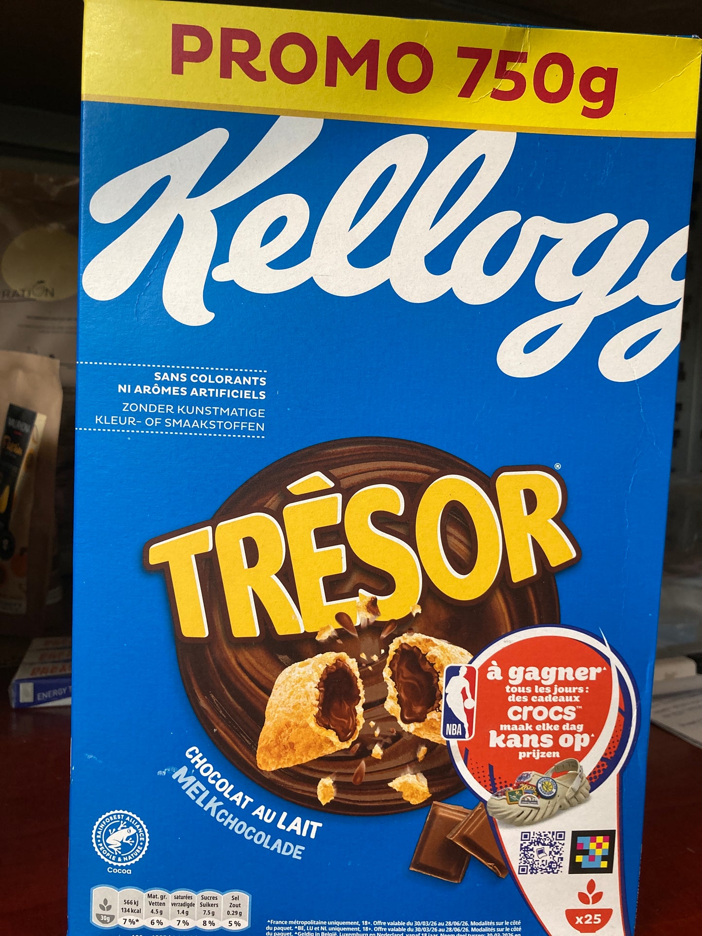 K16P05 tresor melkchocolade 750g