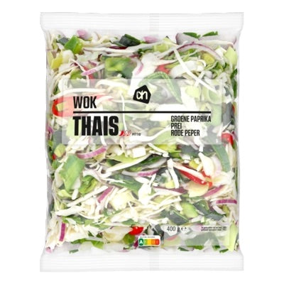 Thaise wokgroente prei rode peper, 3 x 400g totaal ( 1200g )