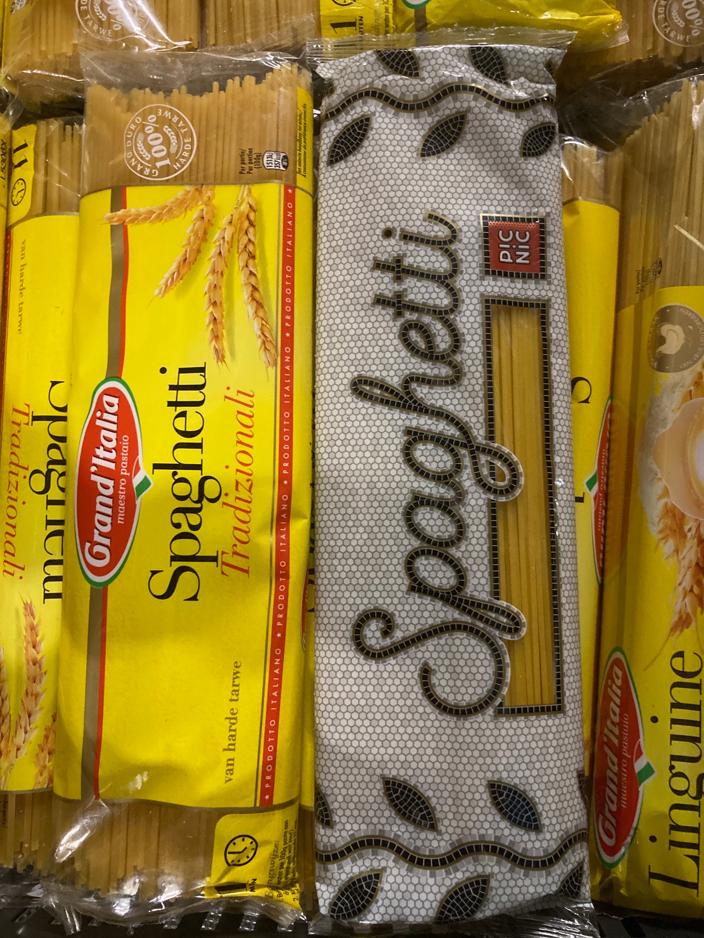 K22P03 Spaghetti (per 2 kilo = 4x klein of 2xgroot)