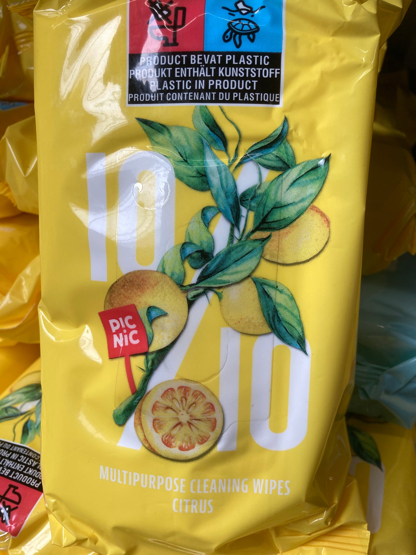 K49P05 schoonmaakdoekjes citrus (per 2)