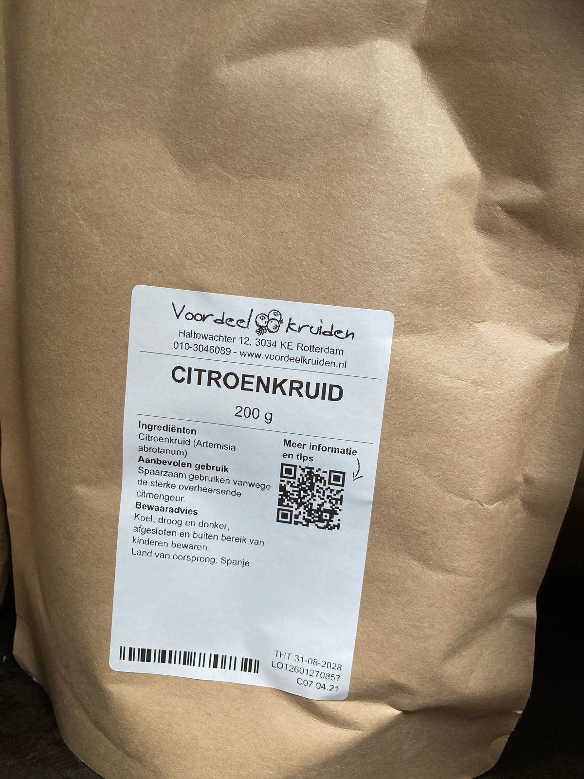K47P05 citroenkruid (per 200g)