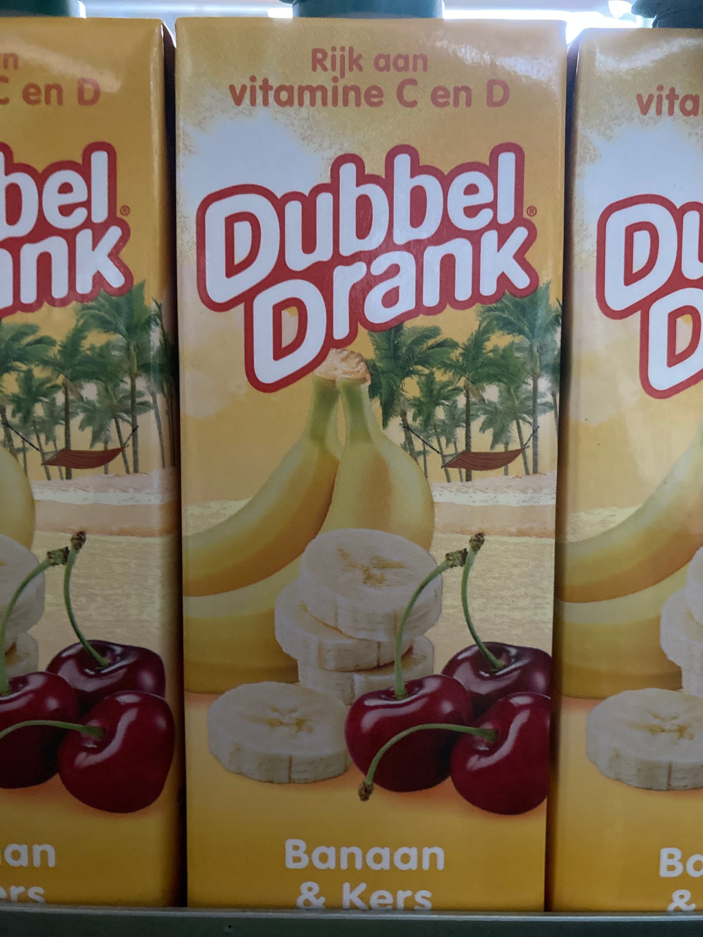 K43P02 dubbel drank banaan en kers