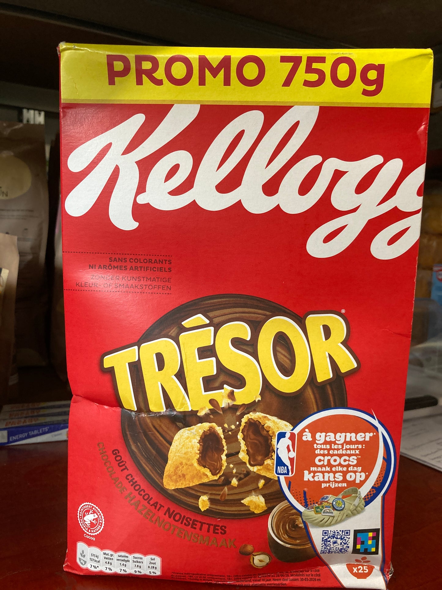 K17P05 tresor hazelnoot 750g