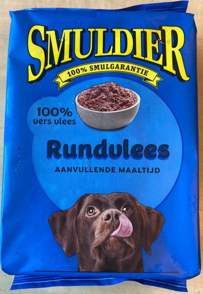 Dierenvoeding, Rundvlees, Diepvries, per 12 verpakkingen a 400g