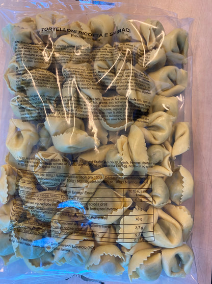 Pasta, Tortelloni, Ricotta en Spinazie