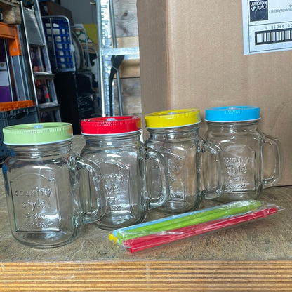 Drinking jars 8 stuk per doos