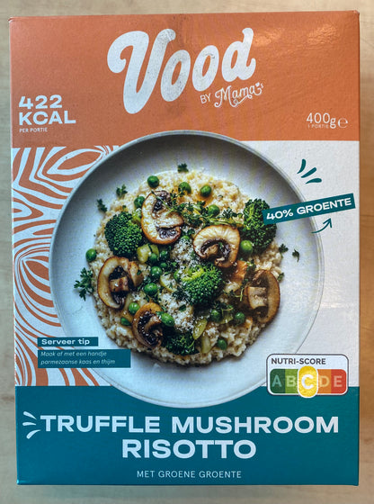 Risotto, Truffel, Champignons, Broccoli, Vega, Diepvries, ca. 400g per verpakking