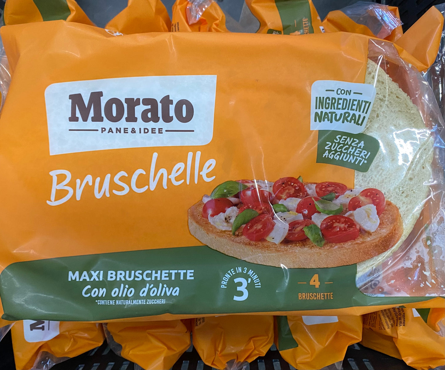 Bruchetta’s, 4x100g per verpakking, diepvries