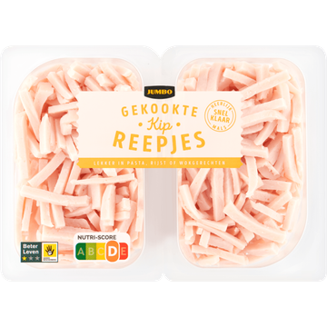 Gekookte Kipreepjes 2 x 100 g
