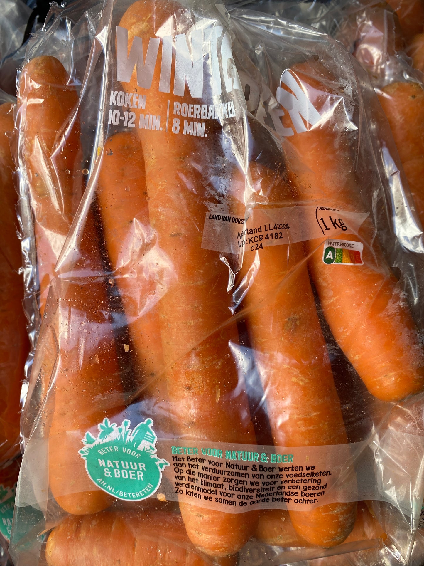 Wortelen, per kg