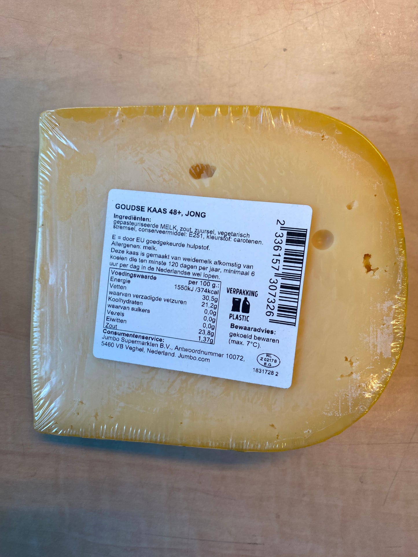 Kaas, Jong, 48+, ca. 400g per verpakking