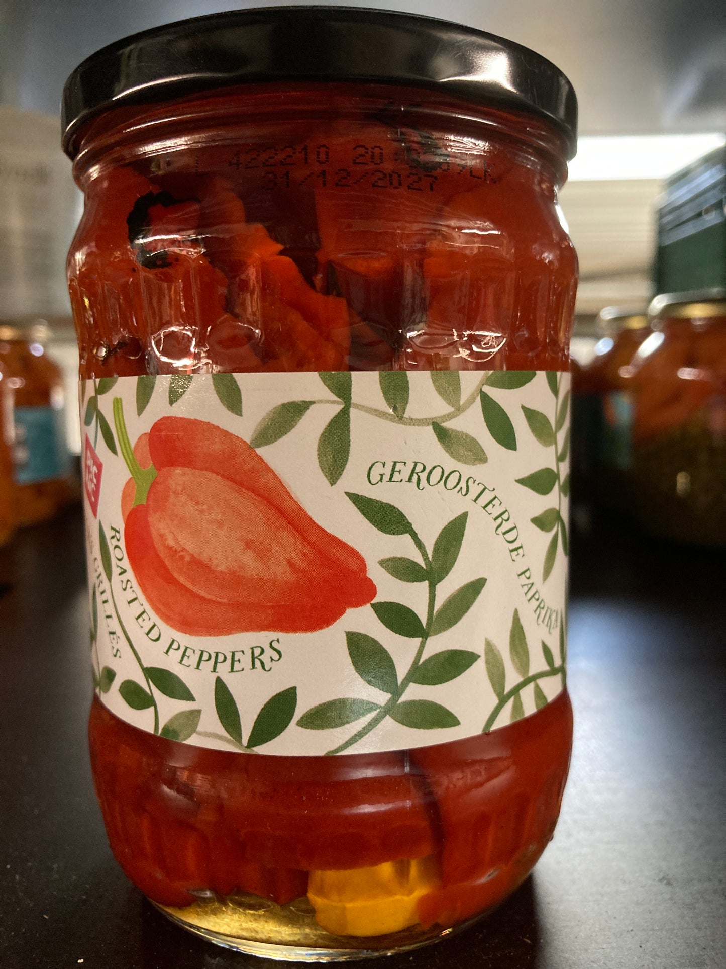 K37P03 huismerk geroosterde paprika