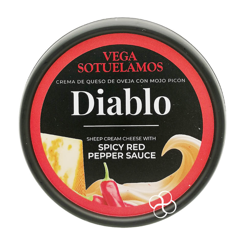 Vega Sotuelamos Sheep Cream Cheese with Spicy Red Pepper Sauce 125g